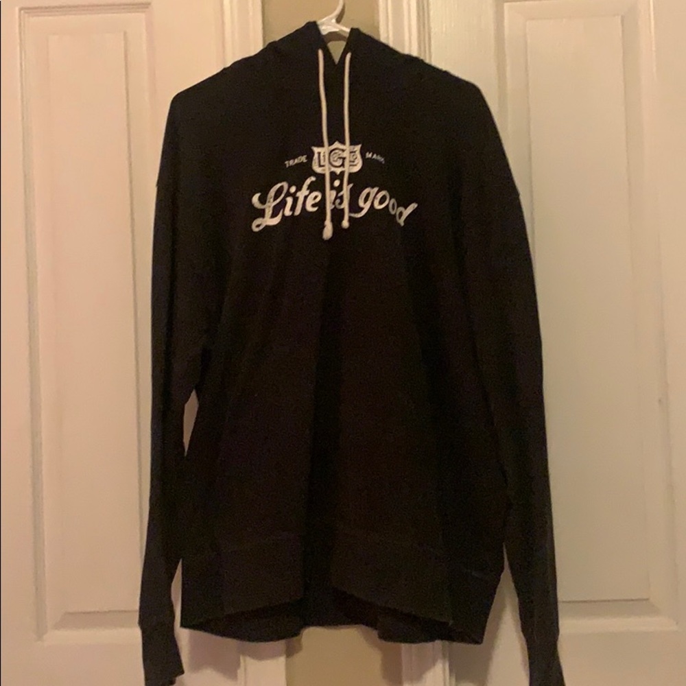 LIFE IS GOOD HOODIE (Blue)